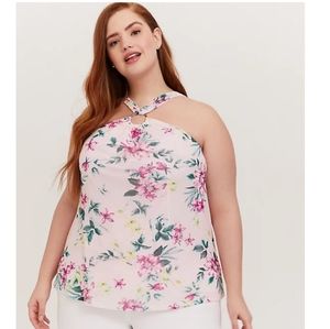 Floral o ring mesh tank size 00 Torrid